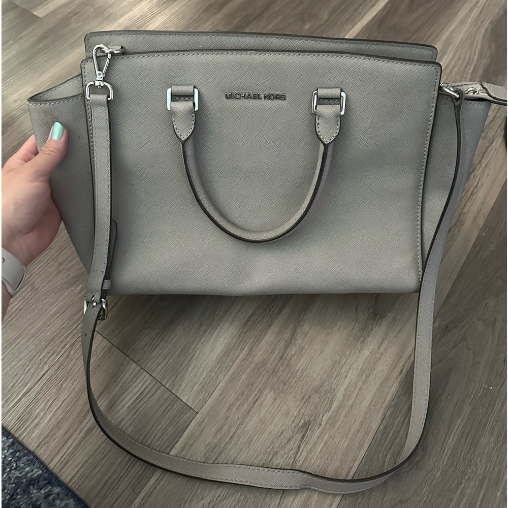 Grey Michael Kors Purse